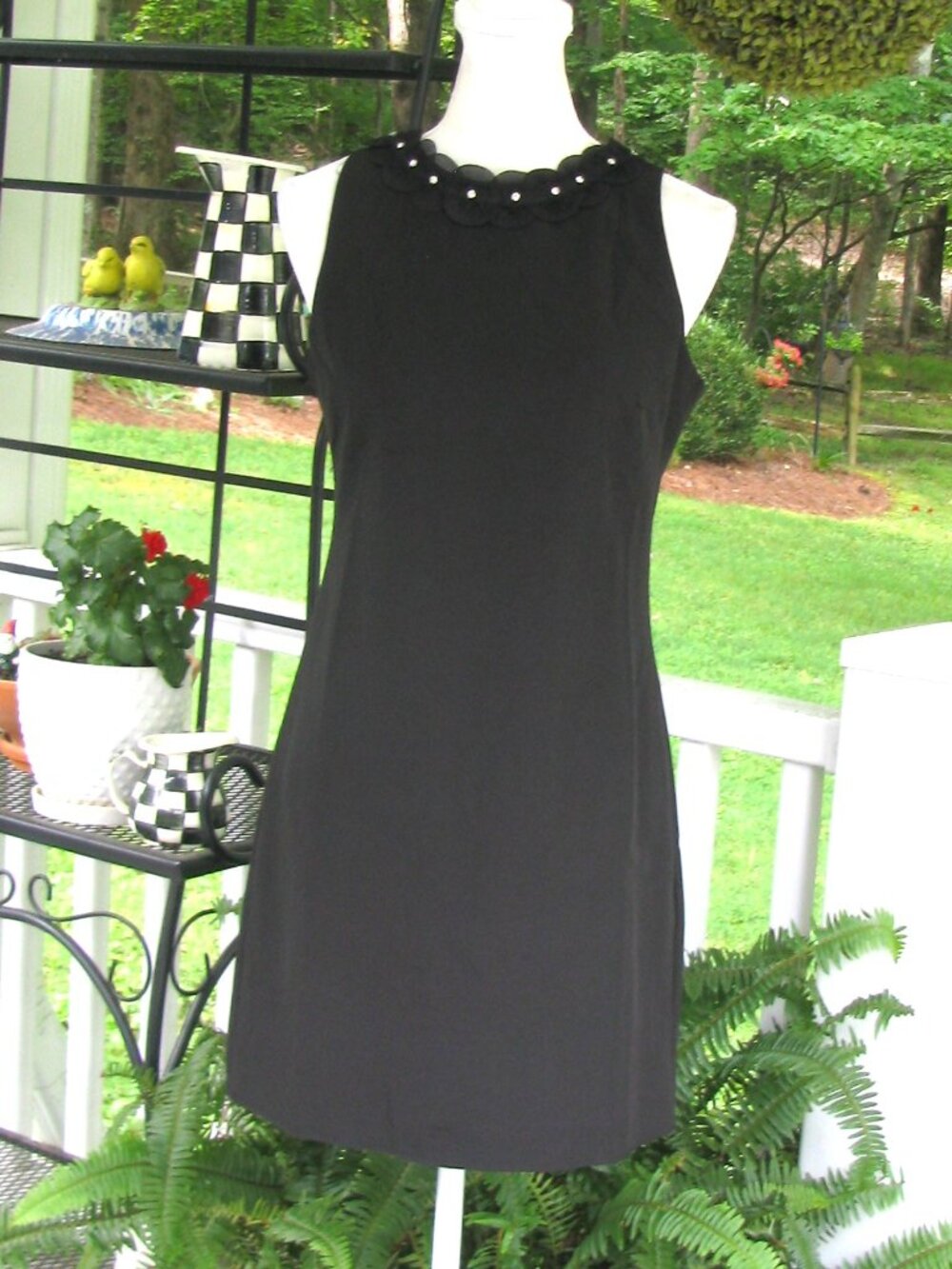 NWT Sam Edelman Necklace Sheath black dress black tie Size 2 elegant luxury